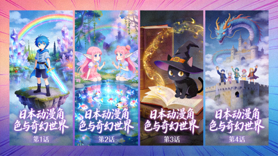 动漫系列海报 - 日本动漫角色与奇幻世界
